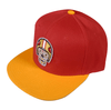 Red and Gold Flatbrim Baseball Hat